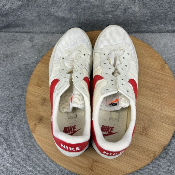 Nike Shoes Mens Size 9 White Red Low Top Athletic Running Sneakers CW7645-100
